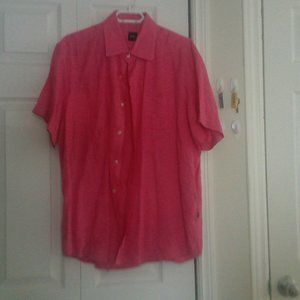 Vintage pink hugo boss. casual short sleeve